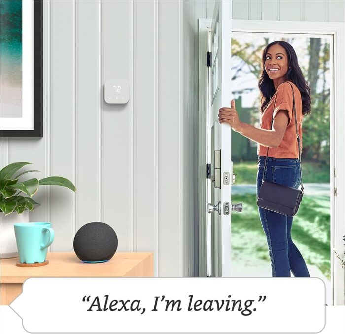 Like-New Amazon Smart Thermostat – ENERGY STAR certified, DIY install, Works with Alexa – C-wire required - Image 4