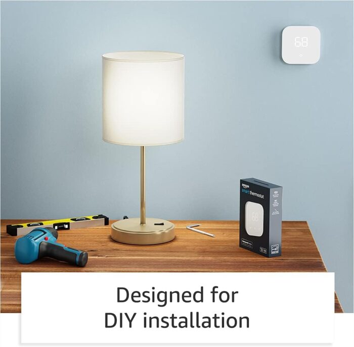 Like-New Amazon Smart Thermostat – ENERGY STAR certified, DIY install, Works with Alexa – C-wire required - Image 6