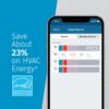 Emerson Sensi Touch Wi-Fi Smart Thermostat with Touchscreen Color Display, Works with Alexa, Energy Star Certified, C-wire Required, ST75 Black 5.625" x 3.4" x 1.17" - Image 3