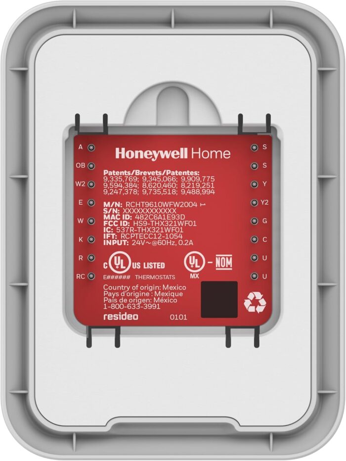 Honeywell Home T9 WIFI Smart Thermostat, Smart Room Sensor Ready, Touchscreen Display, Alexa and Google Assist - Image 4