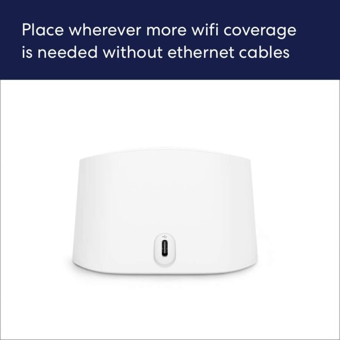 Amazon eero 6 mesh wifi extender with 1-month free eero Plus (auto-renews) - Add up to 1,500 sq. ft. of Wi-Fi 6 coverage to your existing eero mesh wifi network - Image 7