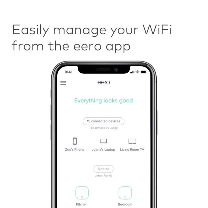 Amazon eero mesh wifi router - Supports internet plans up to 550 Mbps, Coverage up to 1,500 sq. ft., 1-pack - Image 5