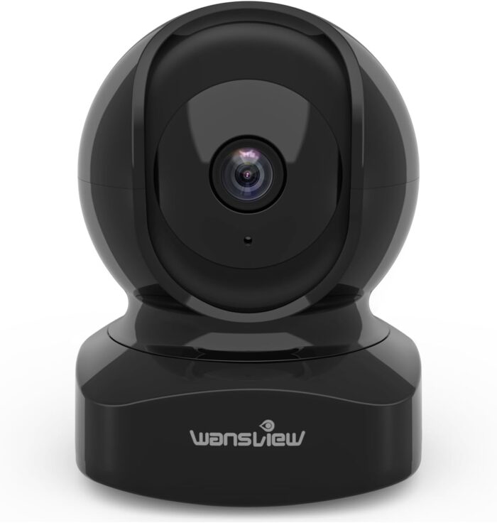 Wansview Security Camera, IP Camera 2K, WiFi Home Indoor Camera for Baby/Pet/Nanny, 2 Way Audio Night Vision, Works with Alexa, with TF Card Slot and Cloud