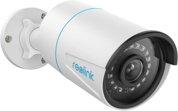 REOLINK 5MP Security Bullet PoE IP Camera,Surveillance Outdoor Indoor,Human/Vehicle/Pet Detection,Time-Lapse,100ft IR Night Vision,Work with Smart Home,Support 256GB SD Card,RLC-510A