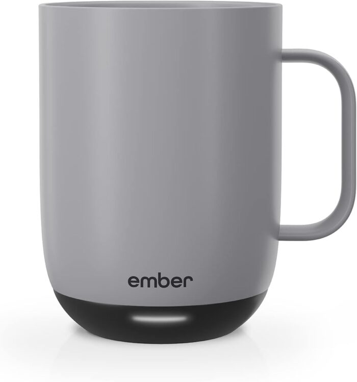 Ember Temperature Control Smart Mug 2, 14 Oz, App-Controlled Heated Coffee Mug with 80 Min Battery Life and Improved Design, GrayModel - Image 4