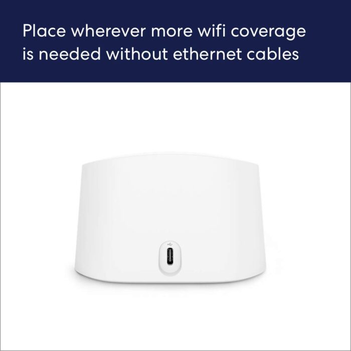 Amazon eero 6 mesh wifi extender - Add up to 1,500 sq. ft. of Wi-Fi 6 coverage to your existing eero mesh wifi network - Image 7