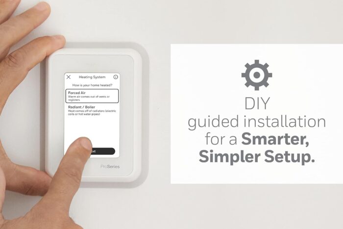 Honeywell Home T9 WiFi Smart Thermostat with 1 Smart Room Sensor, Touchscreen Display - Image 10