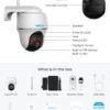 REOLINK Security Camera Wireless Outdoor, Pan Tilt Solar Powered, 5MP 2K+ Color Night Vision, 2.4/5GHz WiFi, Works with Smart Home for Surveillance, Home Hub Compatible, Argus PT + Solar Panel - Image 8