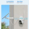REOLINK Security Camera Wireless Outdoor, Pan Tilt Solar Powered, 5MP 2K+ Color Night Vision, 2.4/5GHz WiFi, Works with Smart Home for Surveillance, Home Hub Compatible, Argus PT + Solar Panel - Image 6