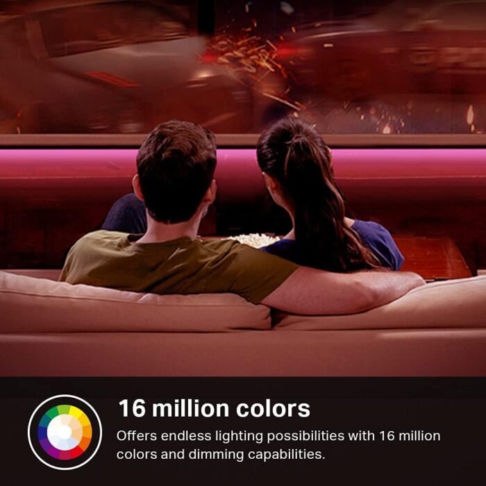 Kasa Smart LED Light Strip, 16.4ft WiFi LED Strip Works with Alexa, Google Home, SmartThings, High Brightness with 16 Million Colors, RGB, Grouping, Adjustable Length, Up to 25,000 Hours (KL400L5) - Image 4