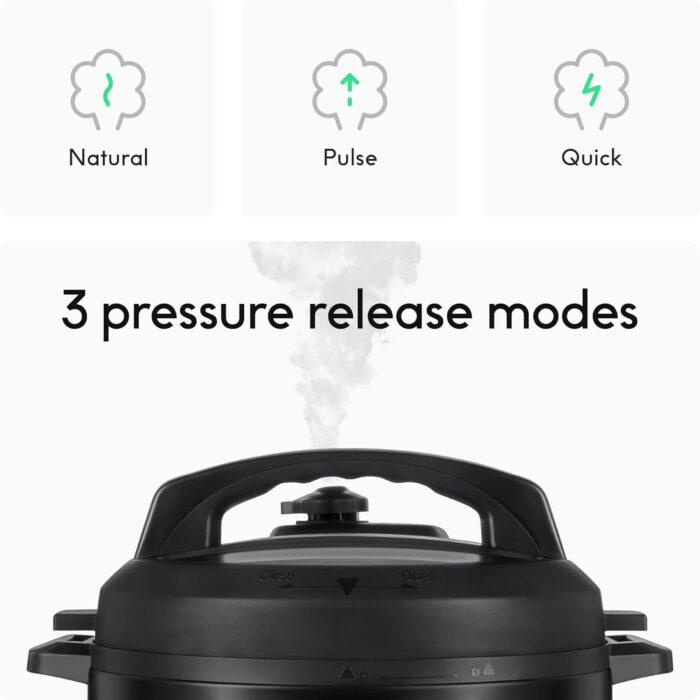 CHEF iQ Smart Pressure Cooker 10 Cooking Functions & 18 Features, Built-in Scale, 1000+ Presets & Times & Temps w/App for 600+ Foolproof Guided Recipes, Rice & Slow Electric MultiCooker, 6 Qt - Image 8