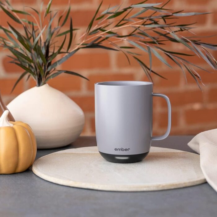 Ember Temperature Control Smart Mug 2, 14 Oz, App-Controlled Heated Coffee Mug with 80 Min Battery Life and Improved Design, GrayModel - Image 8
