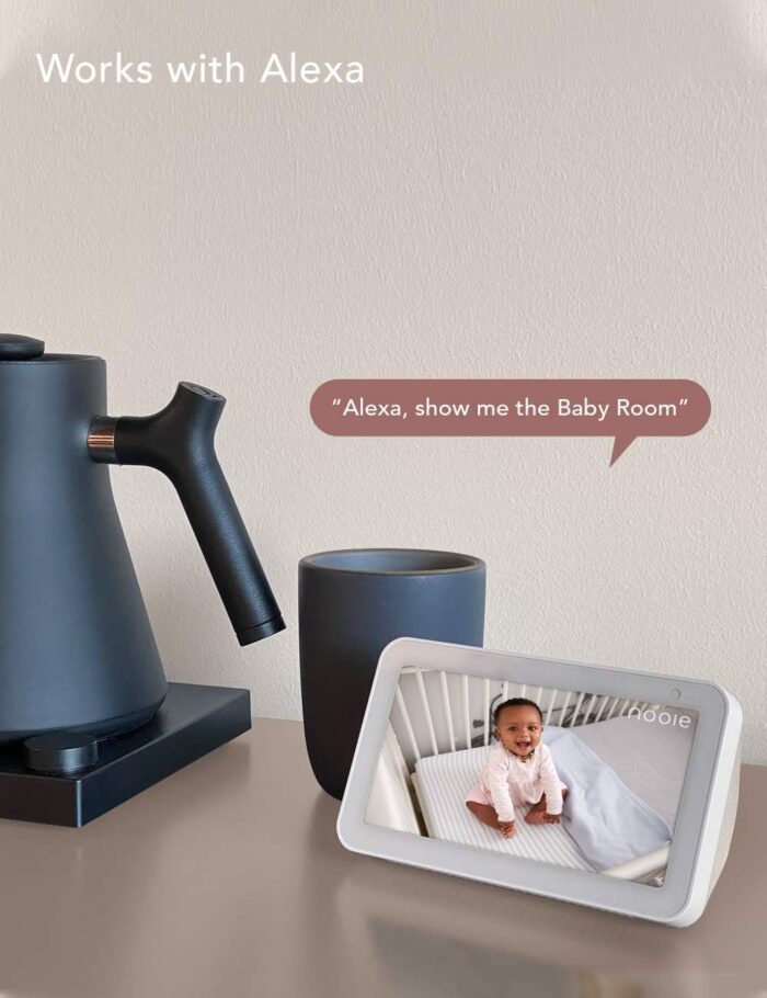 nooie Baby Monitor, WiFi Pet Camera Indoor, 360-degree IP Camera, 1080P Home Security Camera, Motion Tracking, Super IR Night Vision, Works with Alexa, Two-Way Audio, Motion & Sound Detection - Image 5