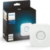 Philips Hue Bridge - Unlock the Full Potential of Hue - Multi-Room and Out-of-Home Control - Create Automations and Zones - Secure, Stable Connection Won't Strain Your Wi-Fi - Works with Voice, Matter