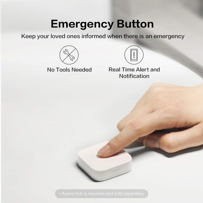 Aqara Wireless Mini Switch, Requires AQARA HUB, Not Support Third Party Hubs, Zigbee Connection, Versatile 3-Way Control Button for Smart Home Devices, Compatible with Apple HomeKit, Works with IFTTT - Image 7