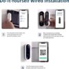 Arlo Essential Wired Video Doorbell - HD Video, 180° View, Night Vision, 2 Way Audio, Black - AVD1001B - Image 3
