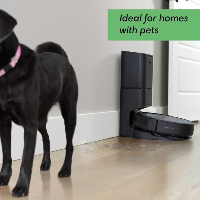 iRobot Roomba i3+ EVO (3550) Self-Emptying Robot Vacuum – Now Clean by Room with Smart Mapping, Empties Itself for Up to 60 Days, Works with Alexa, Ideal for Pet Hair, Carpets​, Roomba i3+ - Image 9