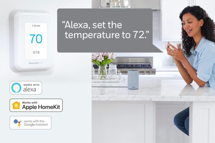 Honeywell Home T9 WiFi Smart Thermostat with 1 Smart Room Sensor, Touchscreen Display - Image 9