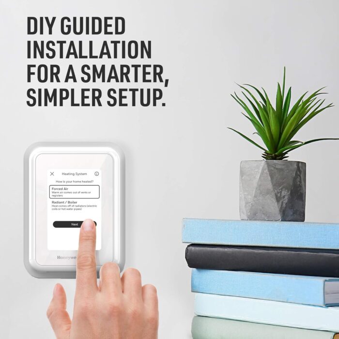 Honeywell Home T9 WIFI Smart Thermostat, Smart Room Sensor Ready, Touchscreen Display, Alexa and Google Assist - Image 8