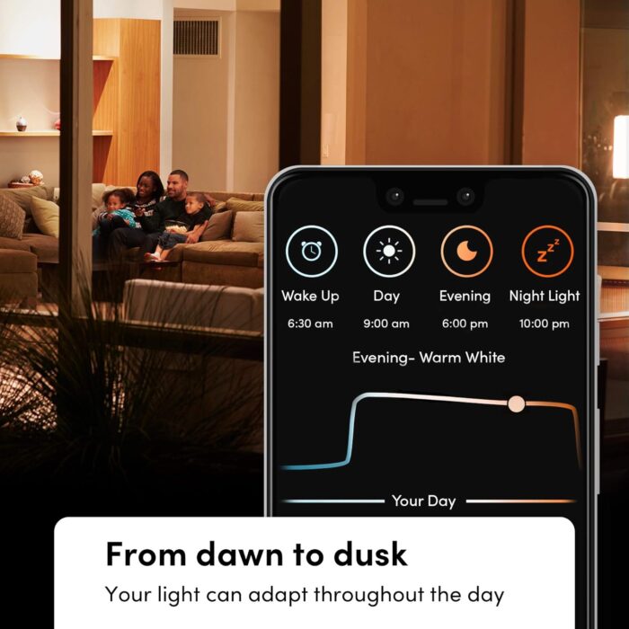 LIFX Color A19 800 lumens, Billions of Colors and Whites, Wi-Fi Smart LED Light Bulb, No Bridge Required, Works with Alexa, Hey Google, HomeKit and Siri (2-Pack) - Image 8