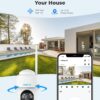 REOLINK Security Camera Wireless Outdoor, Pan Tilt Solar Powered, 5MP 2K+ Color Night Vision, 2.4/5GHz WiFi, Works with Smart Home for Surveillance, Home Hub Compatible, Argus PT + Solar Panel - Image 2