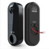 Arlo Essential Wired Video Doorbell - HD Video, 180° View, Night Vision, 2 Way Audio, Black - AVD1001B
