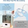 LEVOIT Smart Humidifiers for Bedroom Large Room Home,(6L) Cool Mist Top Fill Essential Oil Diffuser for Baby & Plants,Smart App & Voice Control, Rapid Humidification & Auto Mode-Quiet Sleep Mode, Gray - Image 6