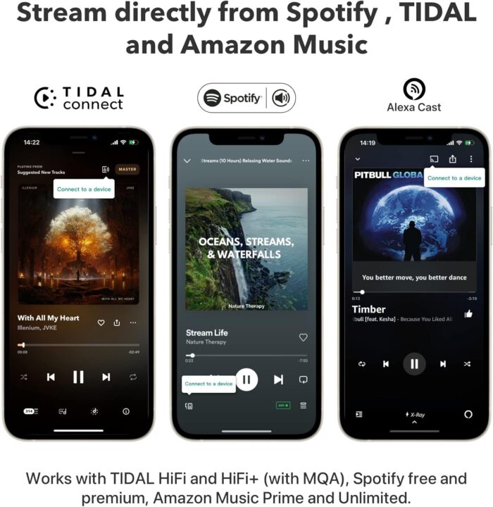 WiiM Mini AirPlay 2 Wireless Audio Streamer, Multiroom Stereo, Preamplifier, Works with Alexa and Siri Voice Assistants, Stream Hi-Res Audio from Spotify, Amazon Music and More - Image 5