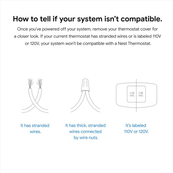 Google Nest Thermostat - Smart Thermostat for Home - Programmable Wifi Thermostat - Snow - Image 4
