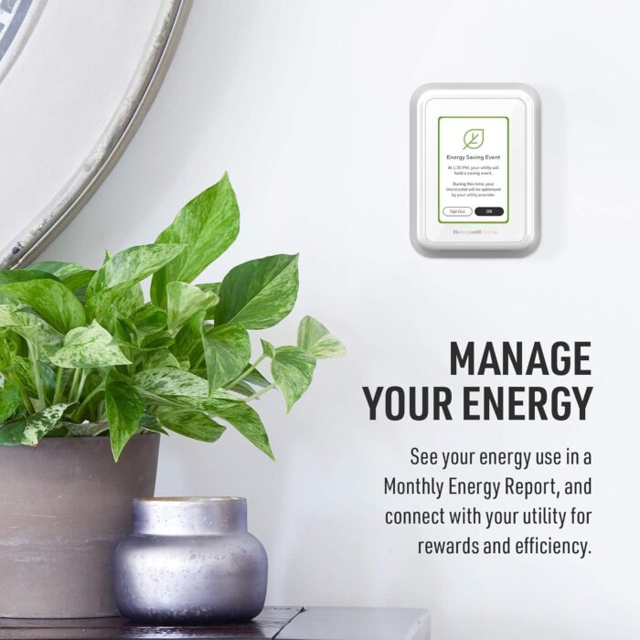 Honeywell Home T9 WIFI Smart Thermostat, Smart Room Sensor Ready, Touchscreen Display, Alexa and Google Assist - Image 7