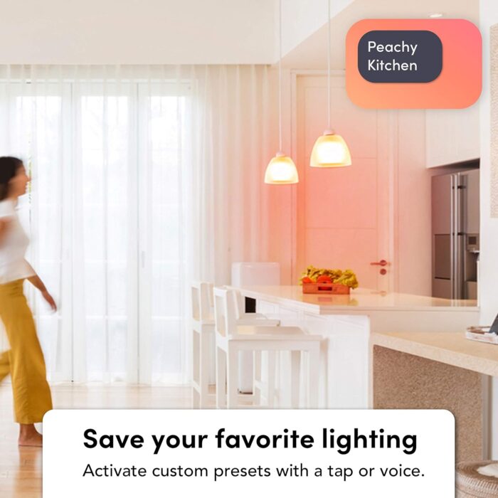 LIFX Color A19 800 lumens, Billions of Colors and Whites, Wi-Fi Smart LED Light Bulb, No Bridge Required, Works with Alexa, Hey Google, HomeKit and Siri (2-Pack) - Image 11