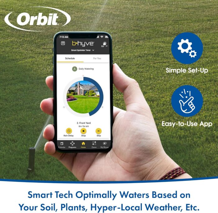Orbit 57985 B-hyve XR 8-Zone Smart Indoor/Outdoor Sprinkler Controller - Image 9