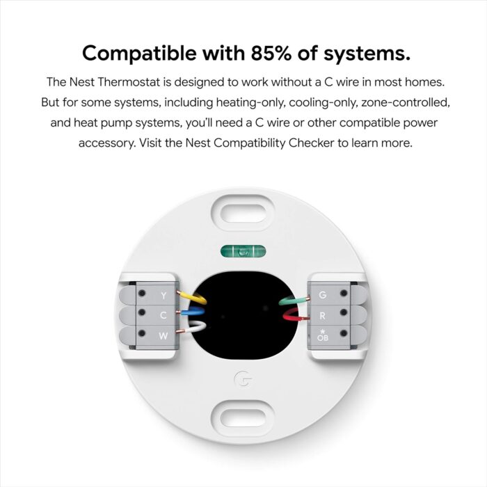 Google Nest Thermostat - Smart Thermostat for Home - Programmable Wifi Thermostat - Snow - Image 3