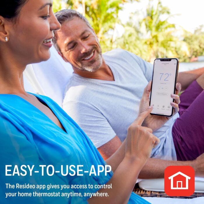 Honeywell Home T9 WIFI Smart Thermostat, Smart Room Sensor Ready, Touchscreen Display, Alexa and Google Assist - Image 10