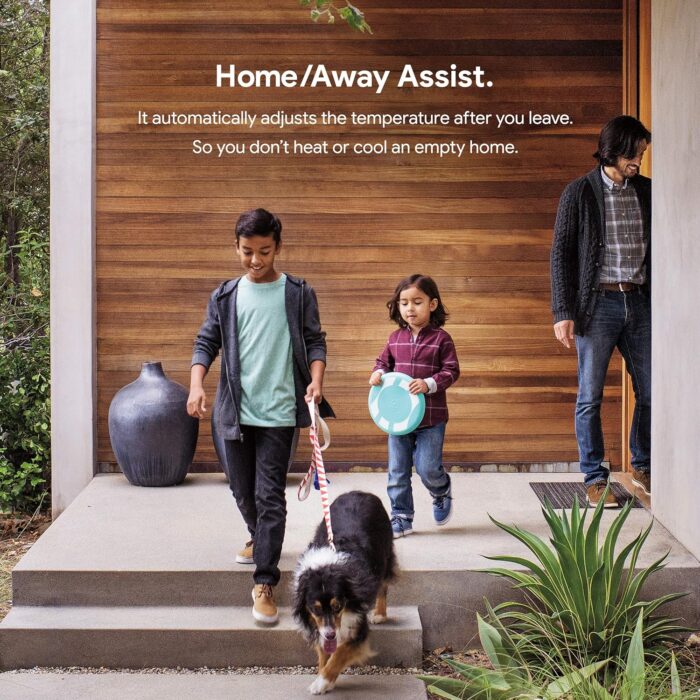 Google Nest Learning Thermostat - 3rd Gen (2015) - Programmable Smart Thermostat for Home - Works with Alexa - White - Image 7