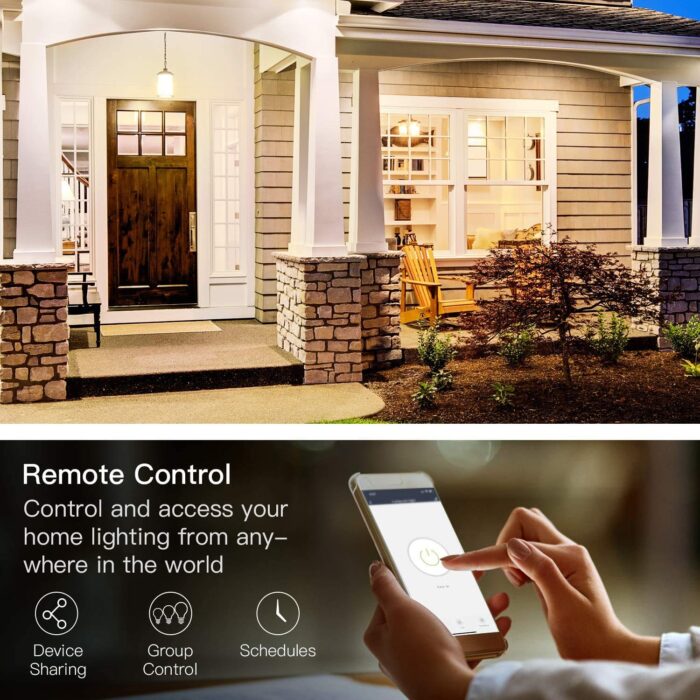 TREATLIFE 3-Way Smart Light Switch, 2.4GHz WiFi Smart Switch Compatible with Alexa, Google Home & SmartThings, Remote Control, Scheduling, Neutral Wire Required, 1 Pack - Image 7