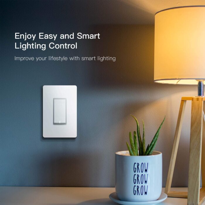 TREATLIFE 3-Way Smart Light Switch, 2.4GHz WiFi Smart Switch Compatible with Alexa, Google Home & SmartThings, Remote Control, Scheduling, Neutral Wire Required, 1 Pack - Image 9