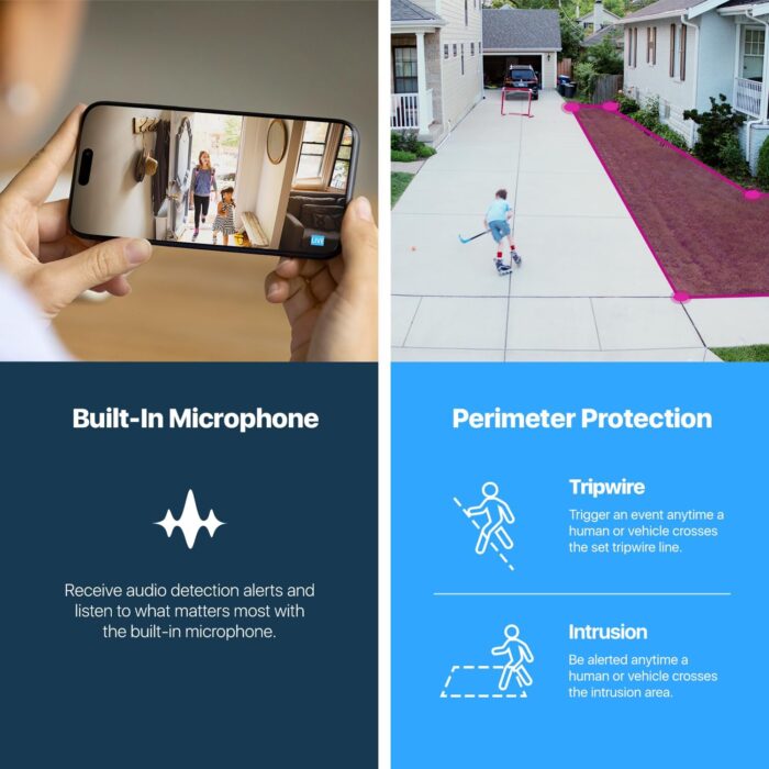 Amcrest 4K (8MP) IP POE Camera, UltraHD Outdoor Bullet, 3840x2160, 98ft NightVision, 125° FOV, IP67, MicroSD (256GB), Human & Vehicle Detection, Tripwire & Intrusion, (IP8M-2496EW-AI-V3) - Image 4