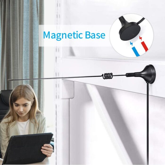 Tonton 2 Pack 10ft 7dBi WiFi Antenna Extension Cable with Magnetic Base for IP Wireless Security Camera and CCTV Wireless Camera System - Image 4