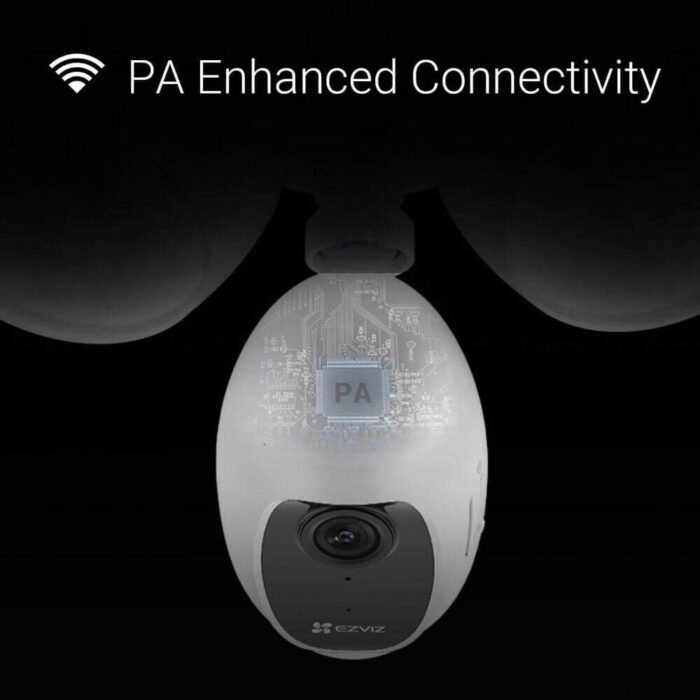 EZVIZ Floodlight Security Camera WiFi 1080P, Motion-Activated Enhanced with PIR&H265, Floodlight&Siren Alarm, Starlight Color Night Vision, Two-Way Audio, Weather Proof (LC1C) - Image 3