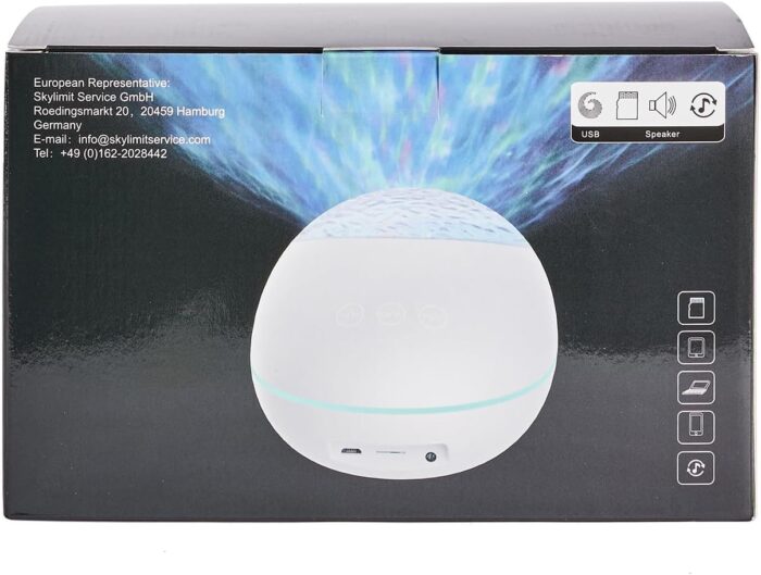 ONEFIRE Galaxy Projector, White Noise Night Light Projector for Bedroom, Bluetooth Music Ceiling Projector Room Lights, Remote Timer Galaxy Light Skyligh,Star Lights Projector for Kids Teen Girl Gifts - Image 8