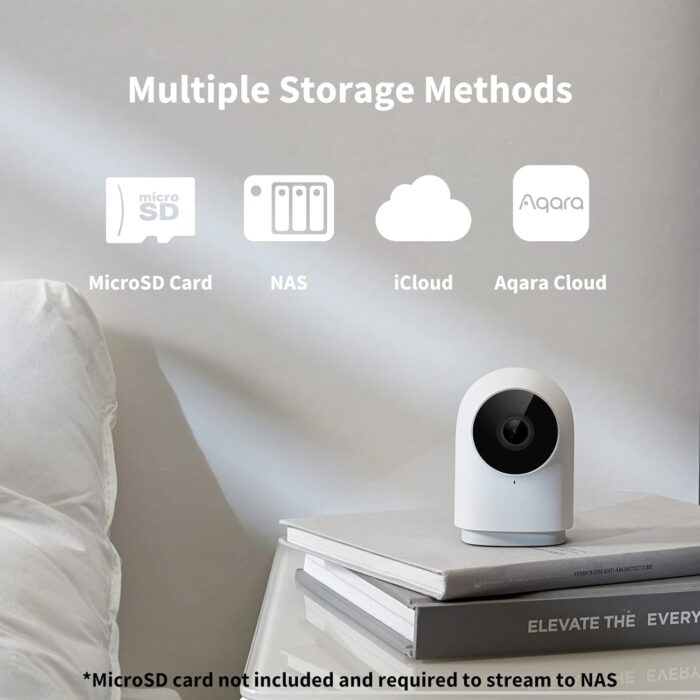 Aqara Security Camera Hub Indoor G2H Pro, 1080p HD HomeKit Secure Video Indoor Camera, Night Vision, Two-Way Audio, Zigbee Hub, Plug-in Cam Works with Alexa, Homekit, Compatible with Google Assistant - Image 6