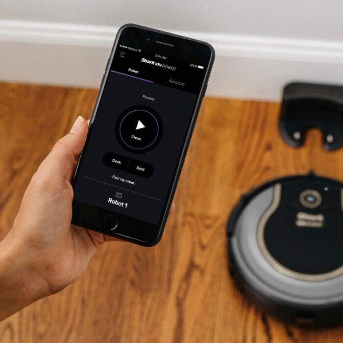 Shark ION Robot Vacuum, Wi Fi Connected, Works with Google Assistant, Multi Surface Cleaning, Carpets, Hard Floors (Renewed) - Image 3