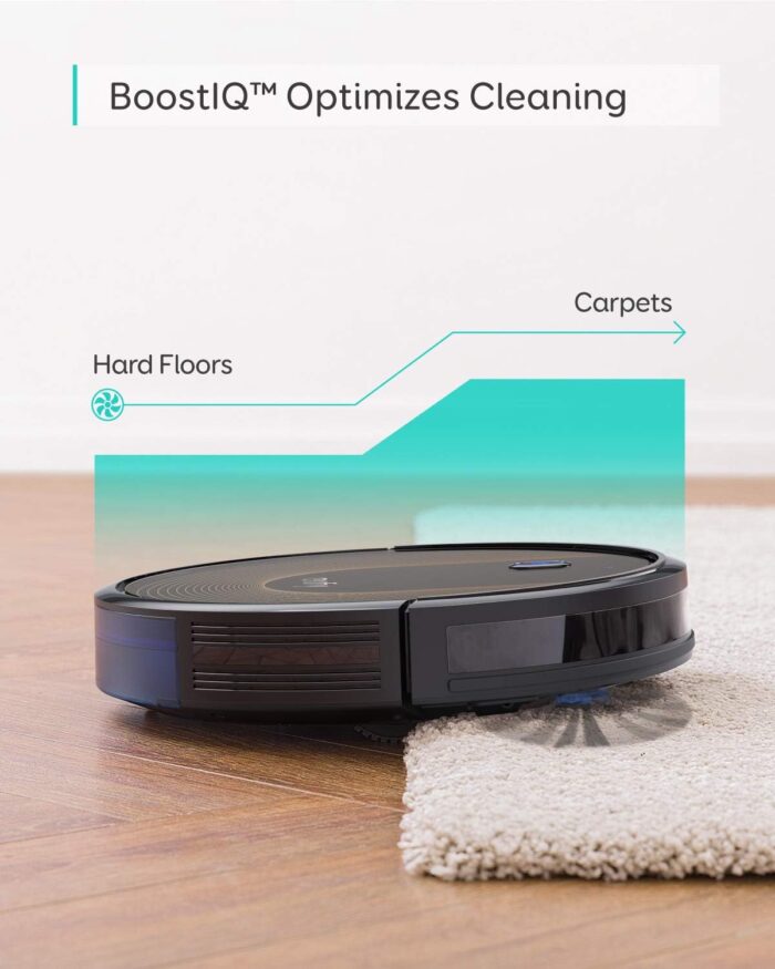 Eufy BoostIQ RoboVac 30C, Robot Vacuum Cleaner, Wi-Fi, Super-Thin, 1500Pa Strong Suction, Boundary Strips Included, Self-Charging Robotic Vacuum Cleaner (Renewed) - Image 5
