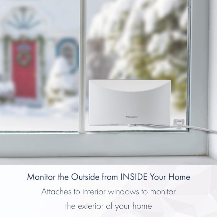 Panasonic HomeHawk Window Home Monitoring Camera for Outdoor Monitoring, Mounts to Inside Window, Color Night Vision, Wide Angle, 24/7 Full HD Recording, Person Detection, Alexa Compatible KX-HNC500 - Image 3