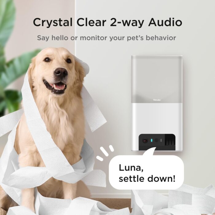 Petcube Bites 2 Lite Interactive WiFi Pet Monitoring Camera with Phone App and Treat Dispenser, 1080p HD Video, Night Vision, Two-Way Audio, Sound and Motion Alerts, Cat and Dog Monitor - Image 4