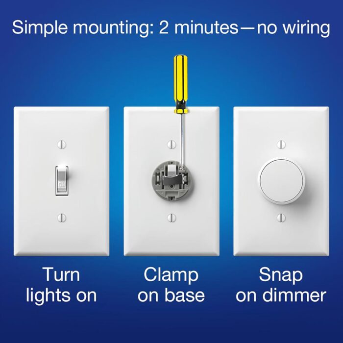 Lutron Aurora Smart Bulb Dimmer Switch | for Philips Hue Smart Bulbs | Z3-1BRL-WH-L0 | White - Image 8