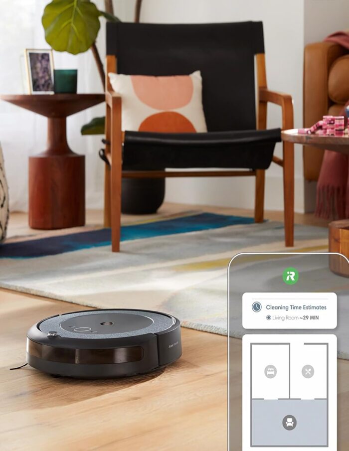 iRobot Roomba i4+ EVO Self Emptying Robot Vacuum - Empties Itself for up to 60 Days, Clean by Room with Smart Mapping, Compatible with Alexa, Ideal for Pet Hair, Carpets - Image 5