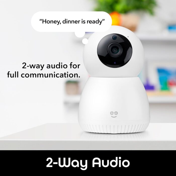 Scope indoor 1080p HD Smart Auto-Tracking Security Camera, White, Motion Only - Image 5