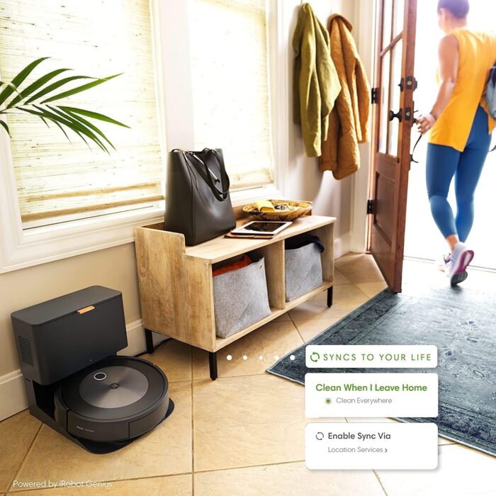 iRobot® Roomba® j7+ (7550) Robot Vacuum Bundle with Automatic Dirt Disposal - Wi-Fi Connected, Smart Mapping, Ideal for Pet Hair (+2 AllergenLock Dirt Disposal Bags) - Image 7